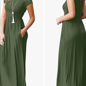 Green maxi dress size 3XL